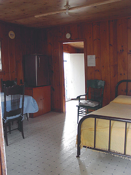 Cabin 1 interior- Sunset RV Park