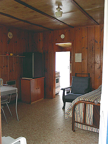 Cabin 12 interior - Sunset RV Park