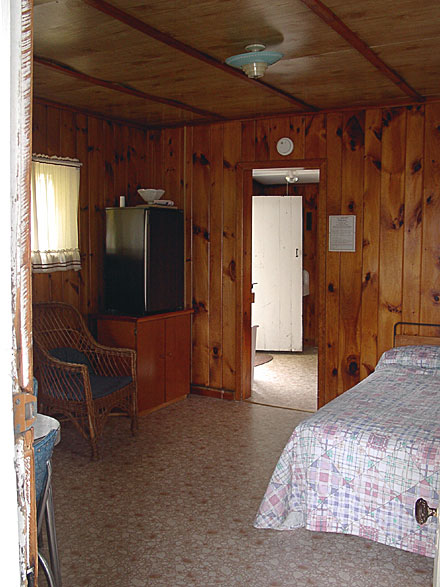 Cabin 1 interior- Sunset RV Park